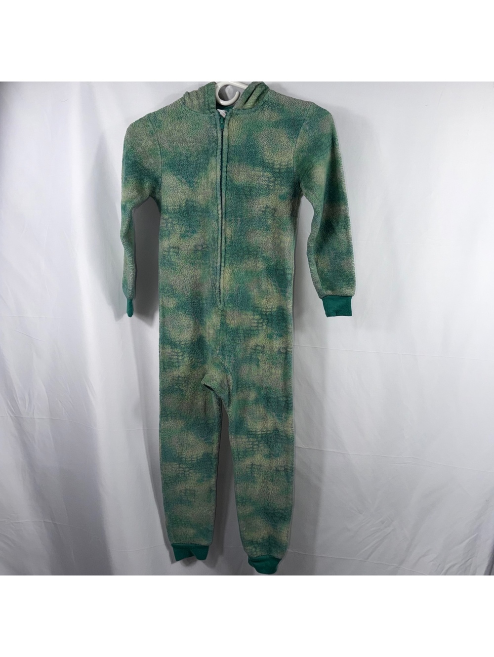 Cat & Jack Dinosaur Fleece One Piece Pajamas 6/7